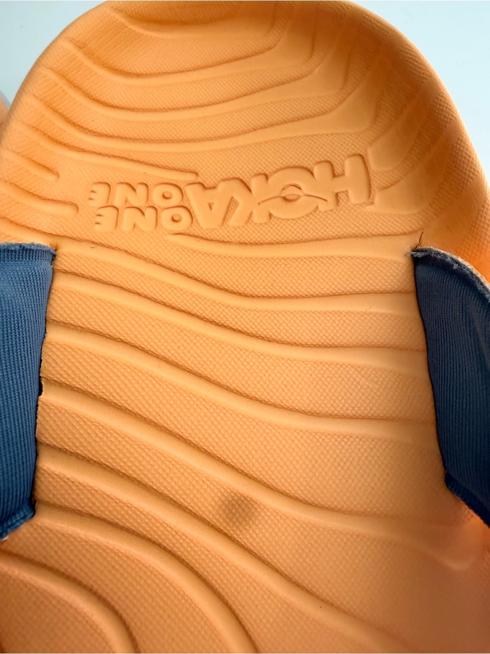 Hoka Ora recovery flip men size 11 orange  and Gray Men’s Thong Sandals - Picture 3 of 5
